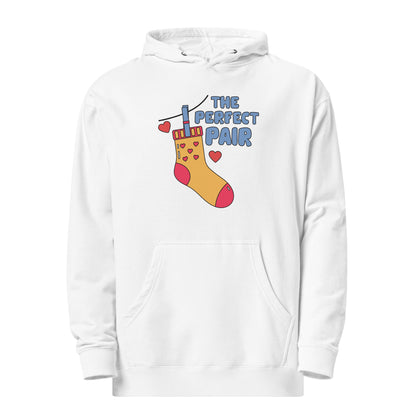 Adult 'Perfect Pair Left Sock' Midweight Hoodie