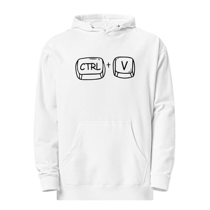 Adult 'CTRL + V' Midweight Hoodie