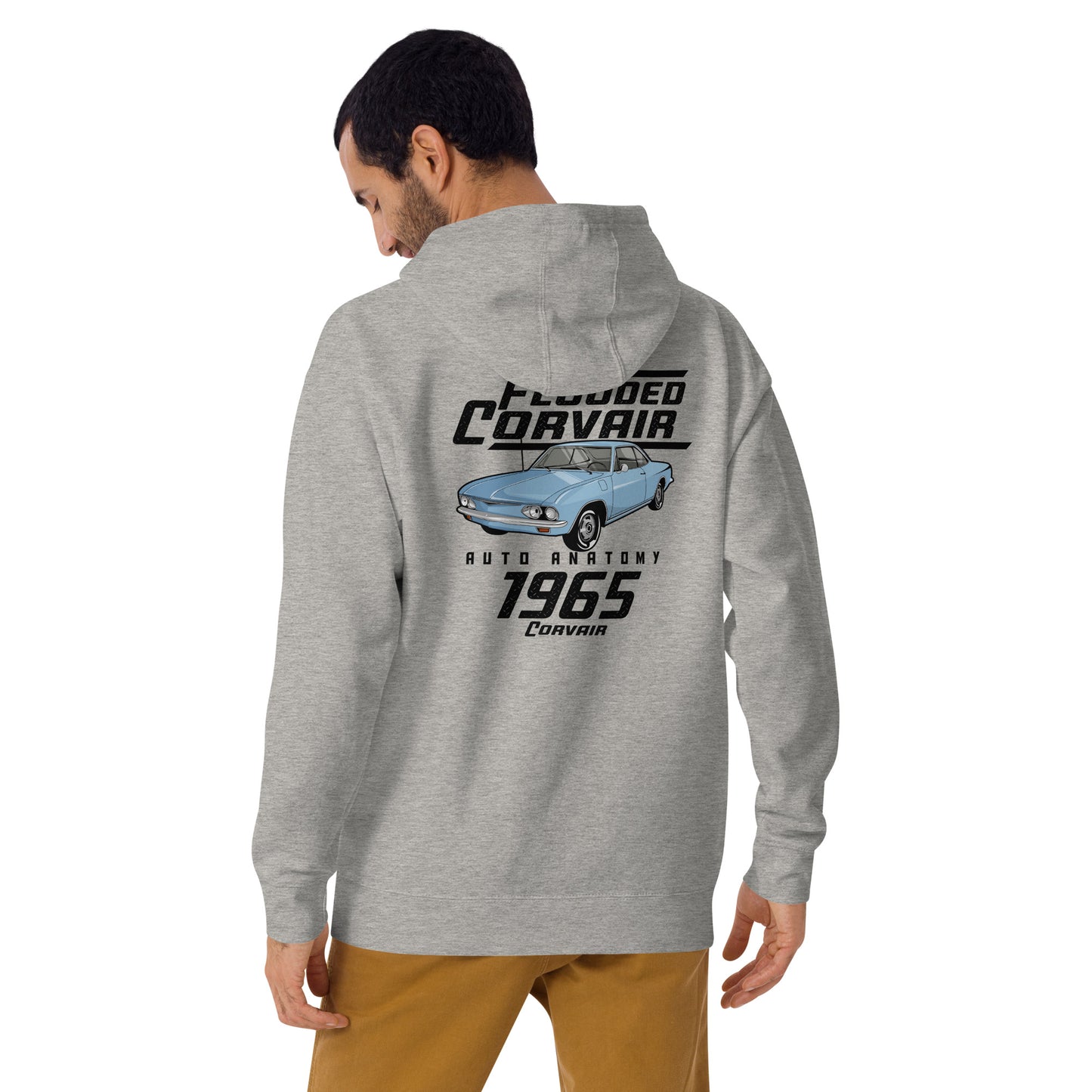 Adult Adult Auto Anatomy 'Flooded Corvair' Premium Hoodie