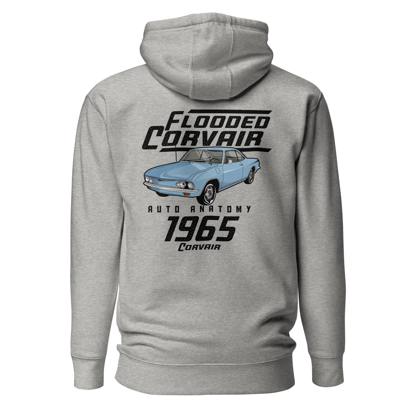 Adult Adult Auto Anatomy 'Flooded Corvair' Premium Hoodie