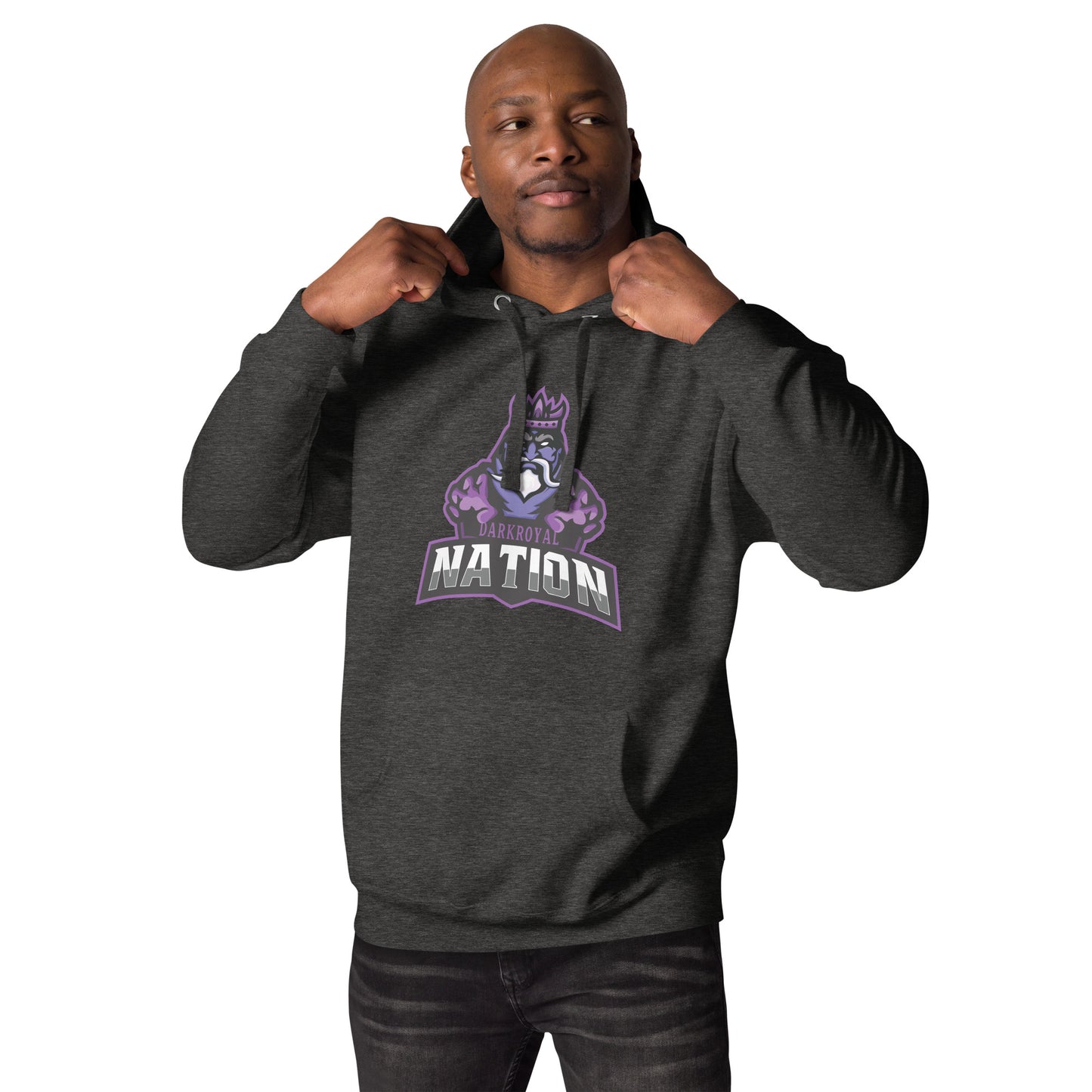 Adult Dark Royal Nation Premium Hoodie