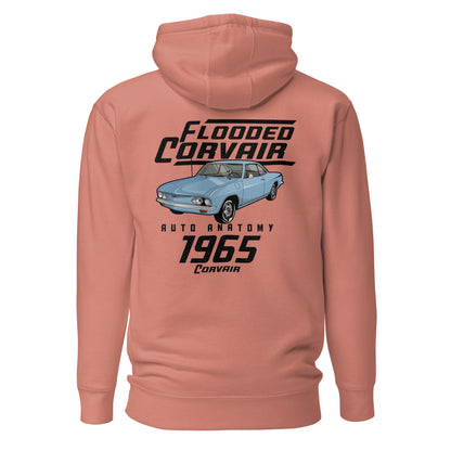 Adult Adult Auto Anatomy 'Flooded Corvair' Premium Hoodie