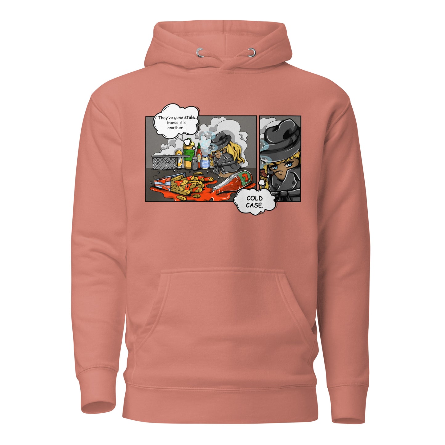 Adult Mrs. Freeze 'Detective Potato' Pullover Hoodie