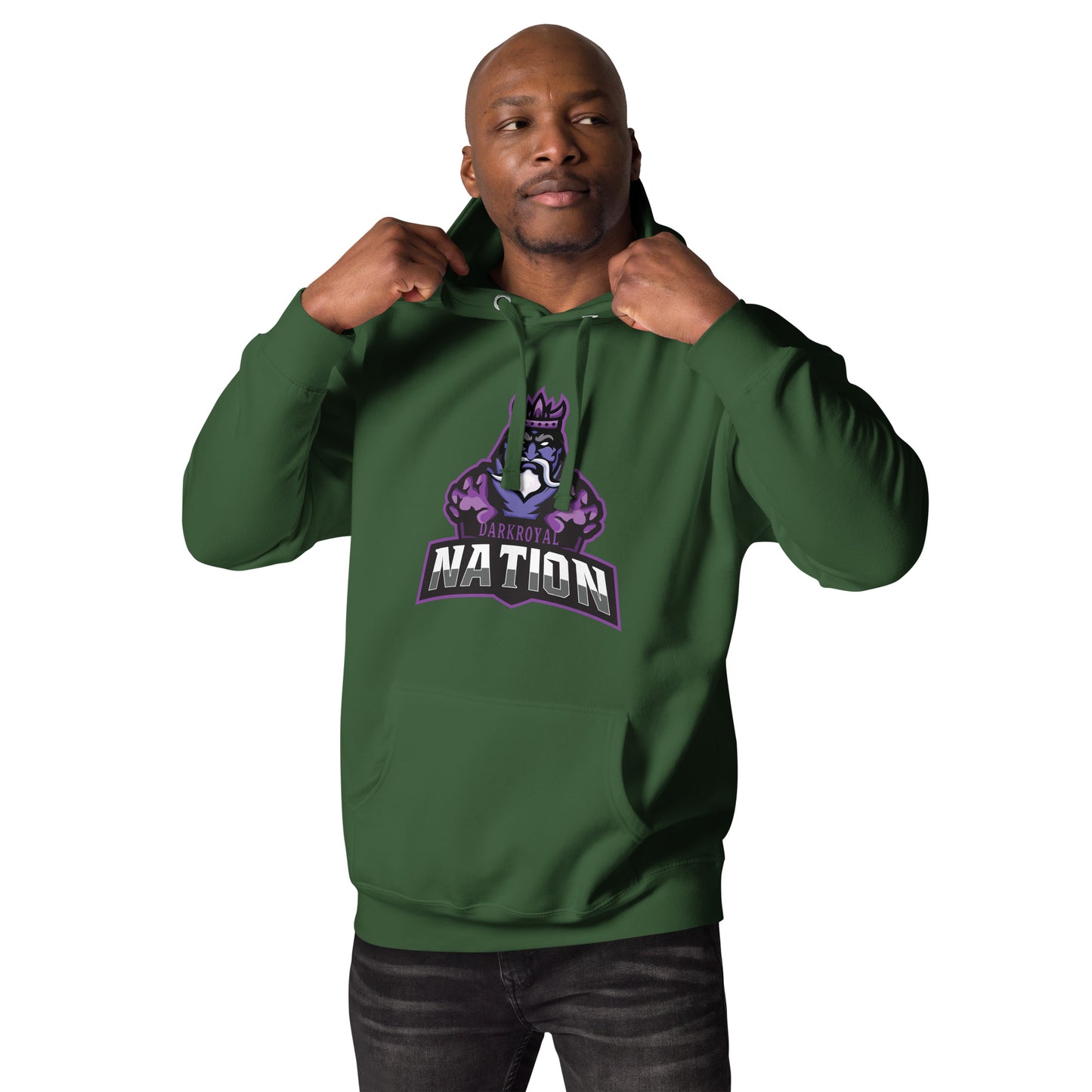 Adult Dark Royal Nation Premium Hoodie