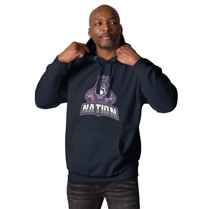 Adult Dark Royal Nation Premium Hoodie