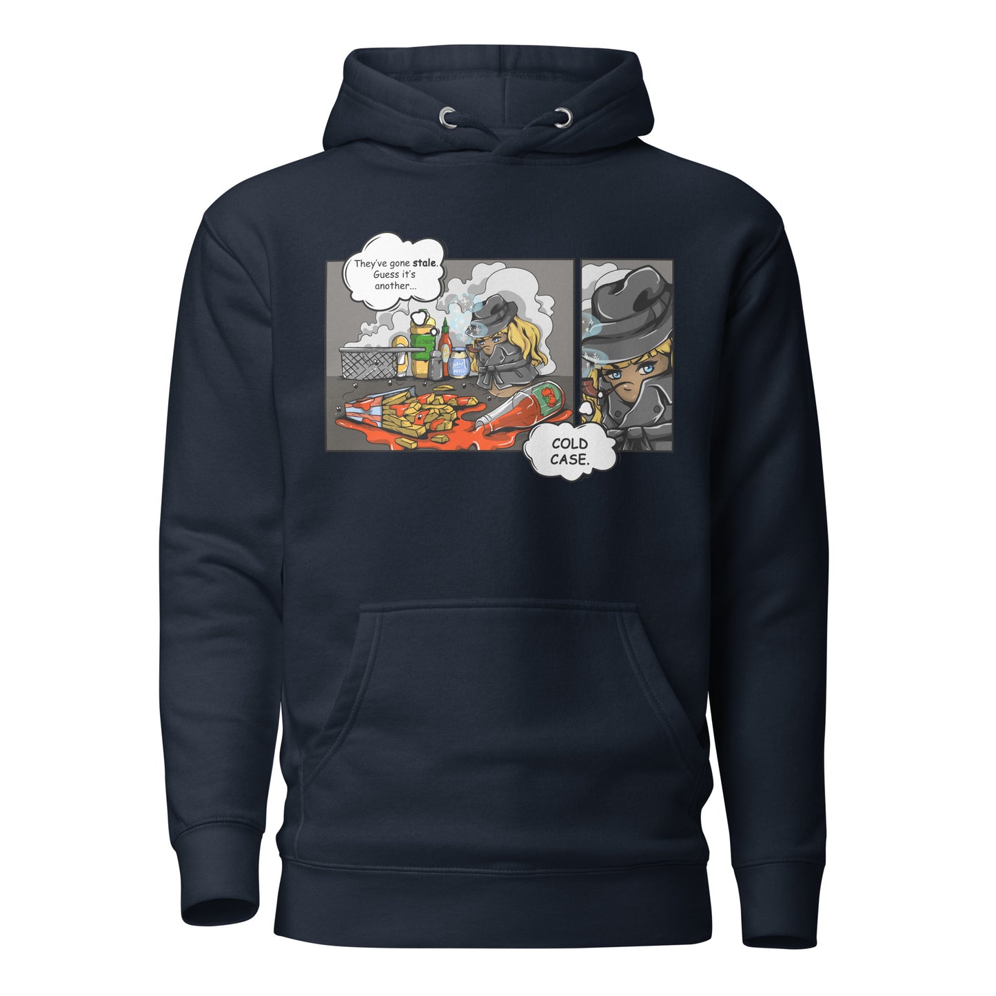 Adult Mrs. Freeze 'Detective Potato' Pullover Hoodie