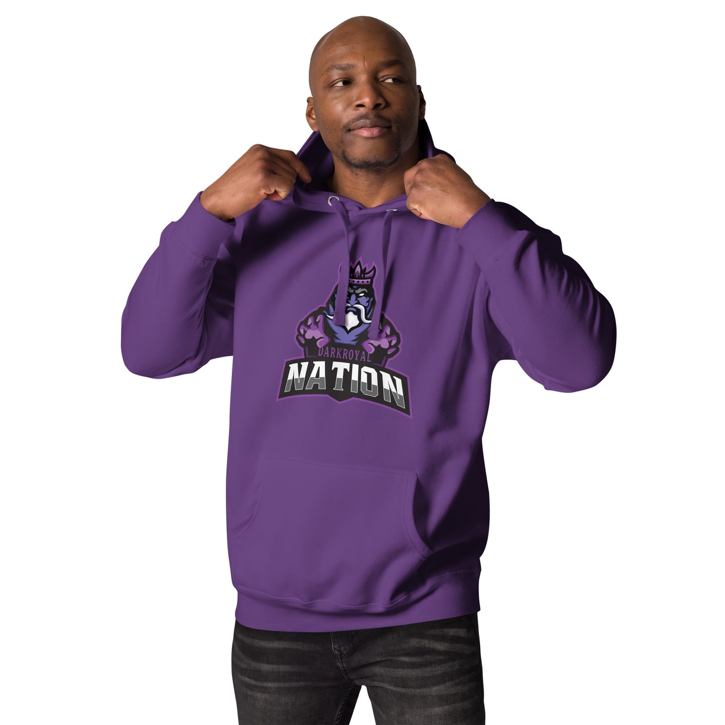 Adult Dark Royal Nation Premium Hoodie