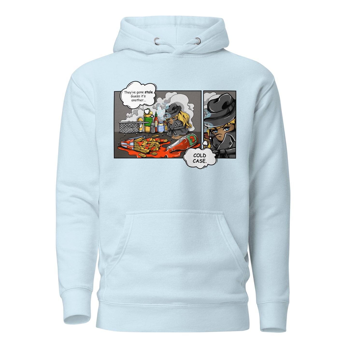 Adult Mrs. Freeze 'Detective Potato' Pullover Hoodie