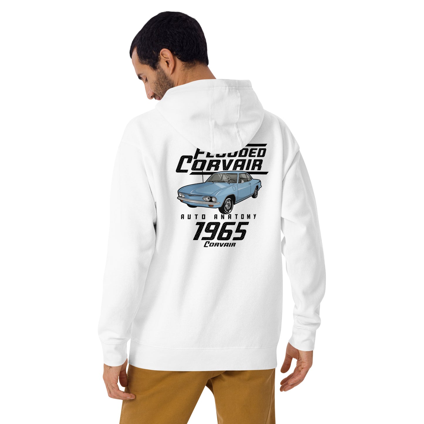 Adult Adult Auto Anatomy 'Flooded Corvair' Premium Hoodie