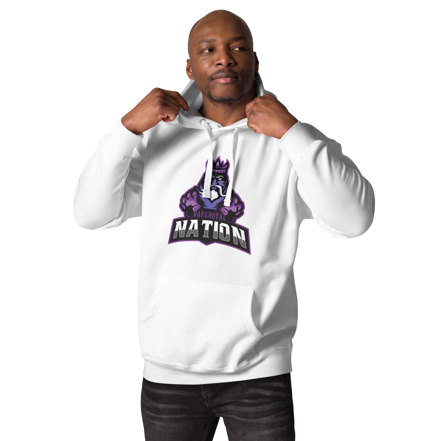 Adult Dark Royal Nation Premium Hoodie