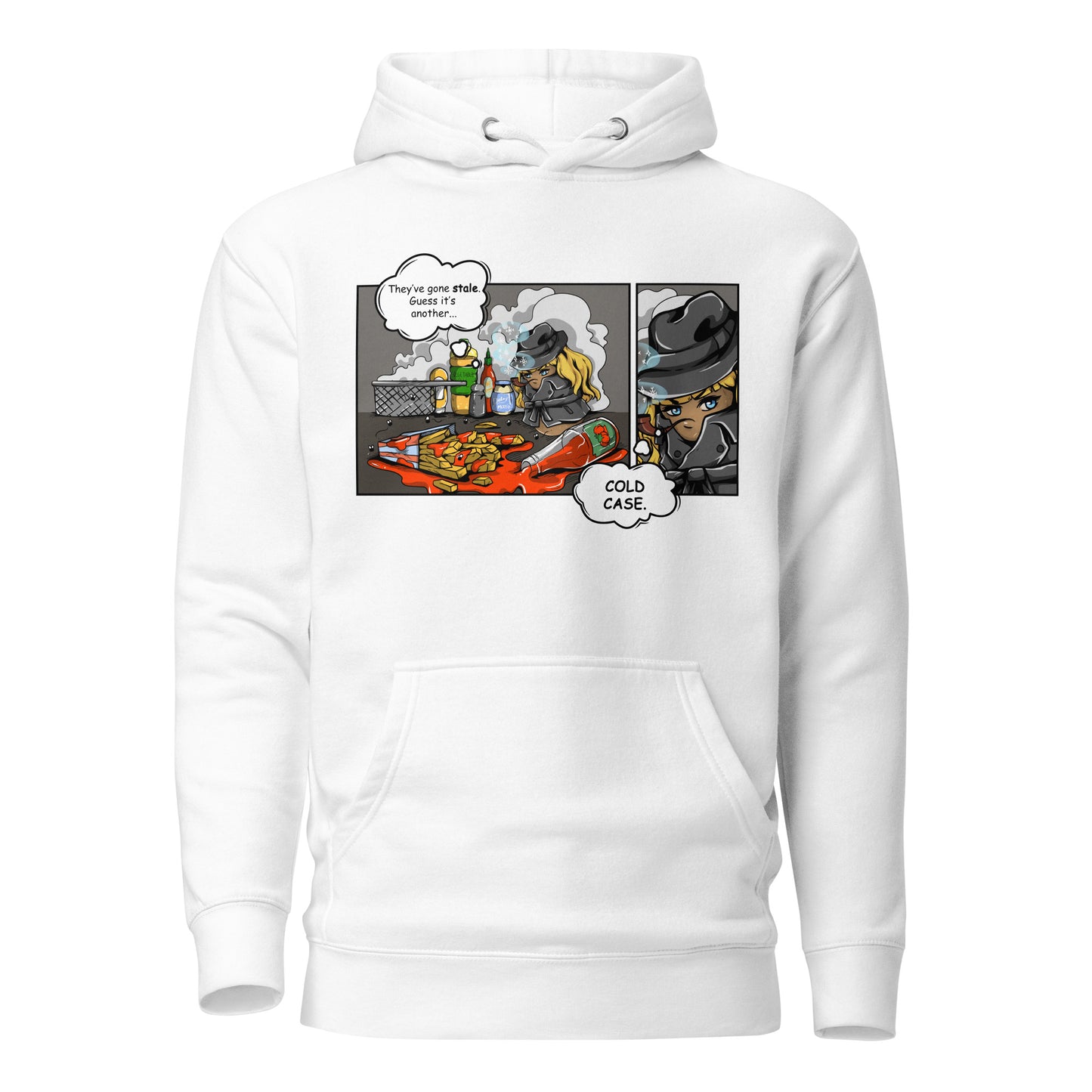 Adult Mrs. Freeze 'Detective Potato' Pullover Hoodie