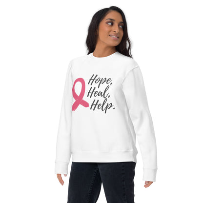 Adult GU 'Hope Heal Help' Premium Sweatshirt