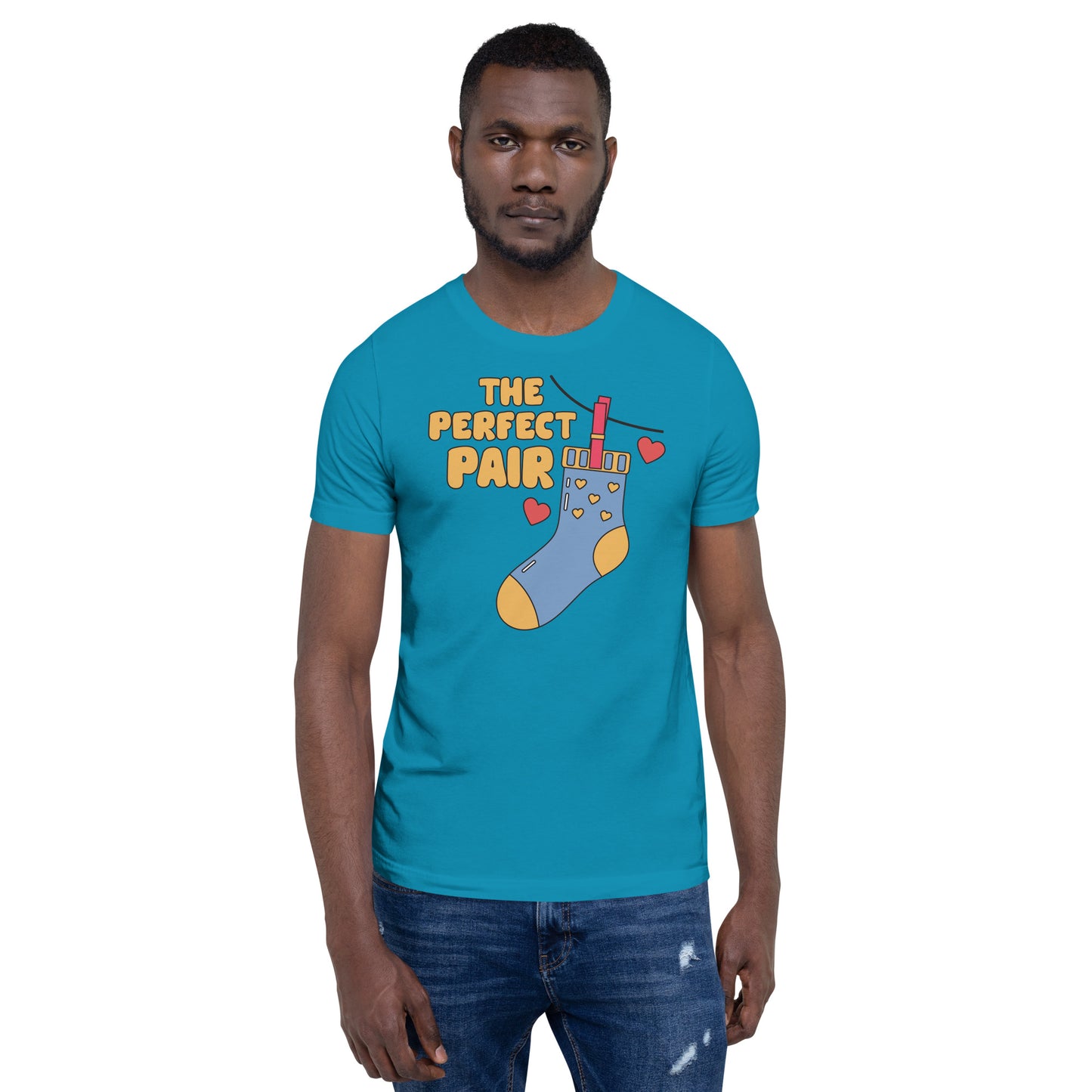 Adult 'Perfect Pair' Right Sock Staple T-shirt