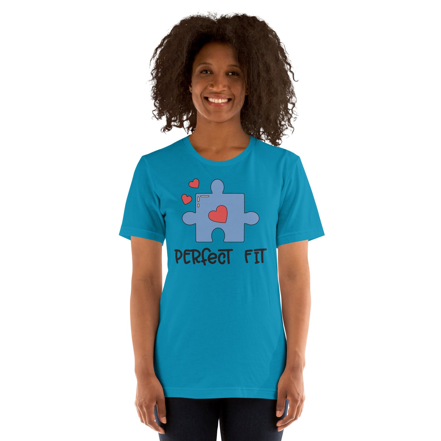 Adult 'Perfect Fit Blue Piece' Staple T-shirt