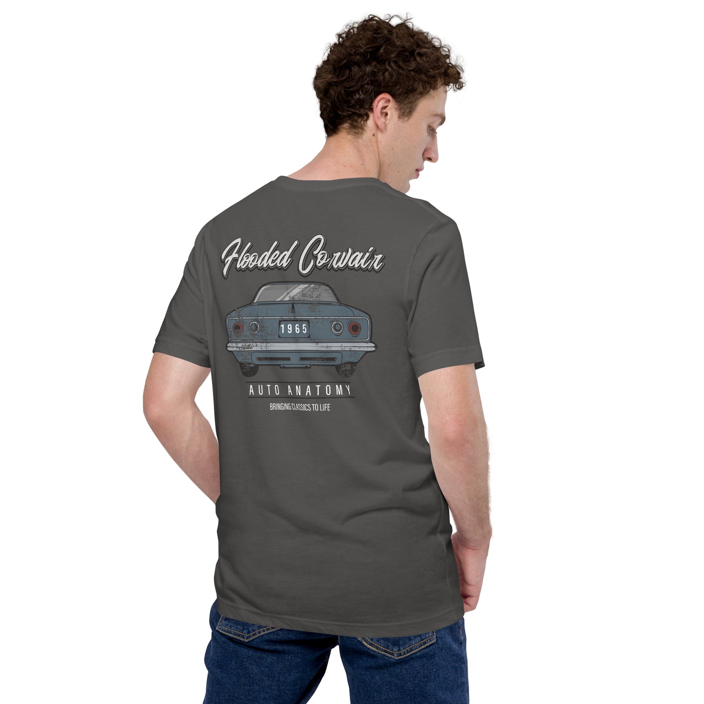 Adult Auto Anatomy 'Bringing Classics to Life' Staple T-shirt