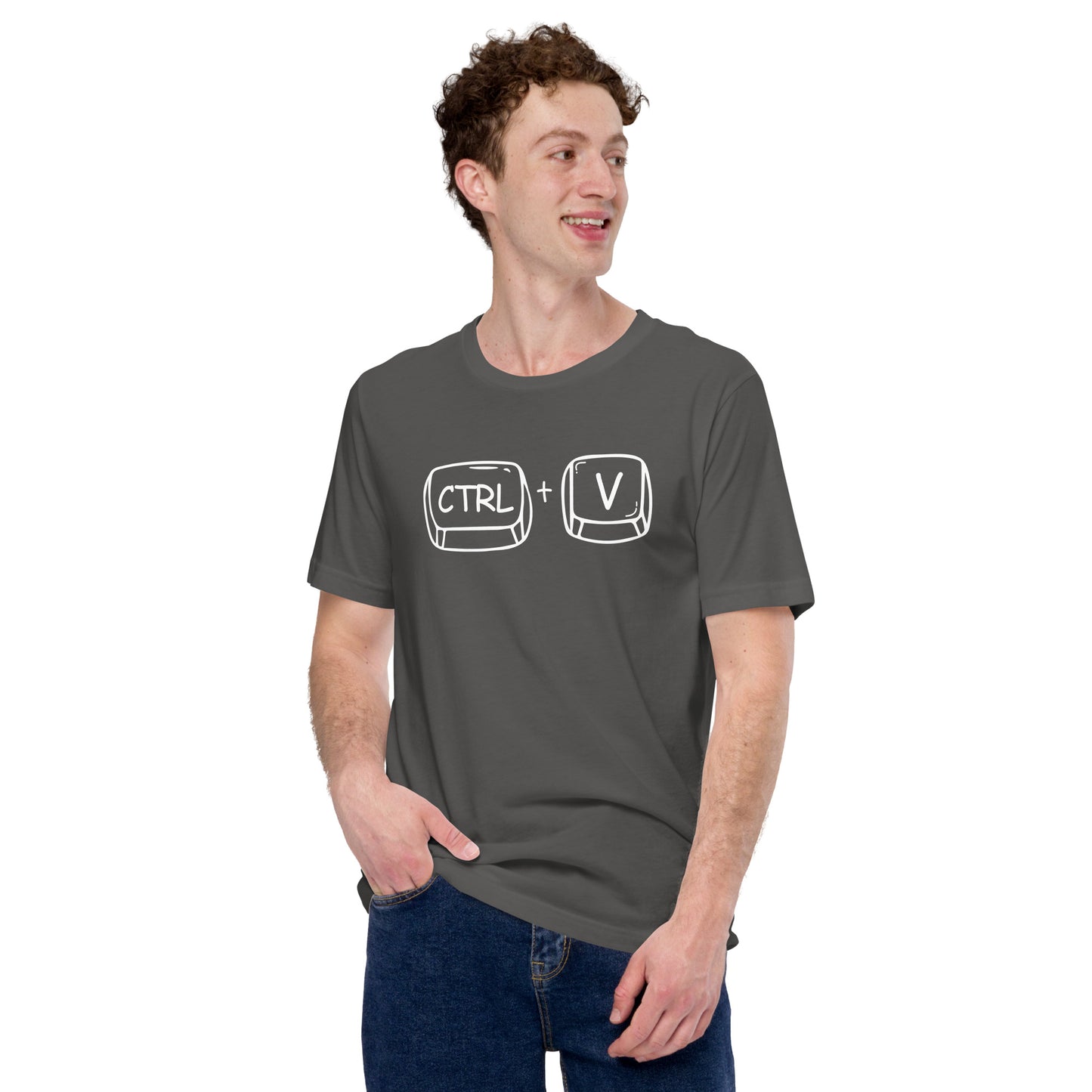 Adult 'CTRL + V' Staple T-shirt