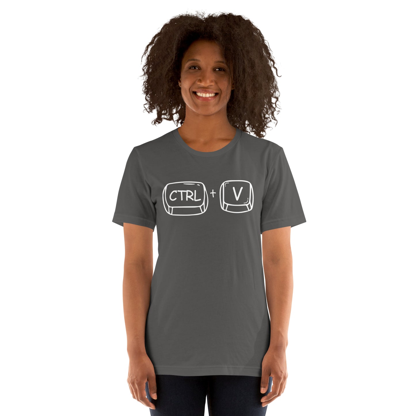 Adult 'CTRL + V' Staple T-shirt