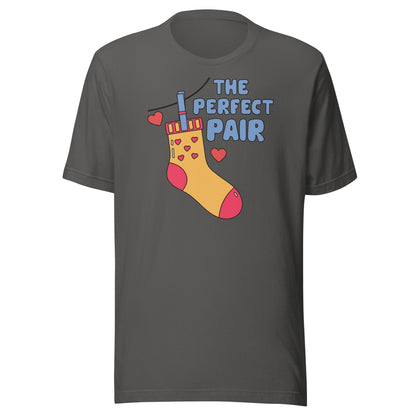 Adult 'Perfect Pair' Left Sock Staple T-shirt