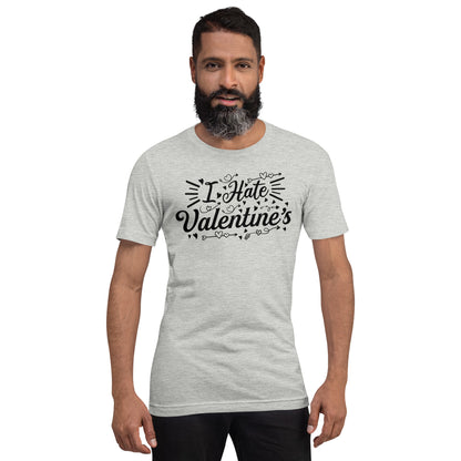 Adult 'I Hate Valentine's' Staple T-shirt