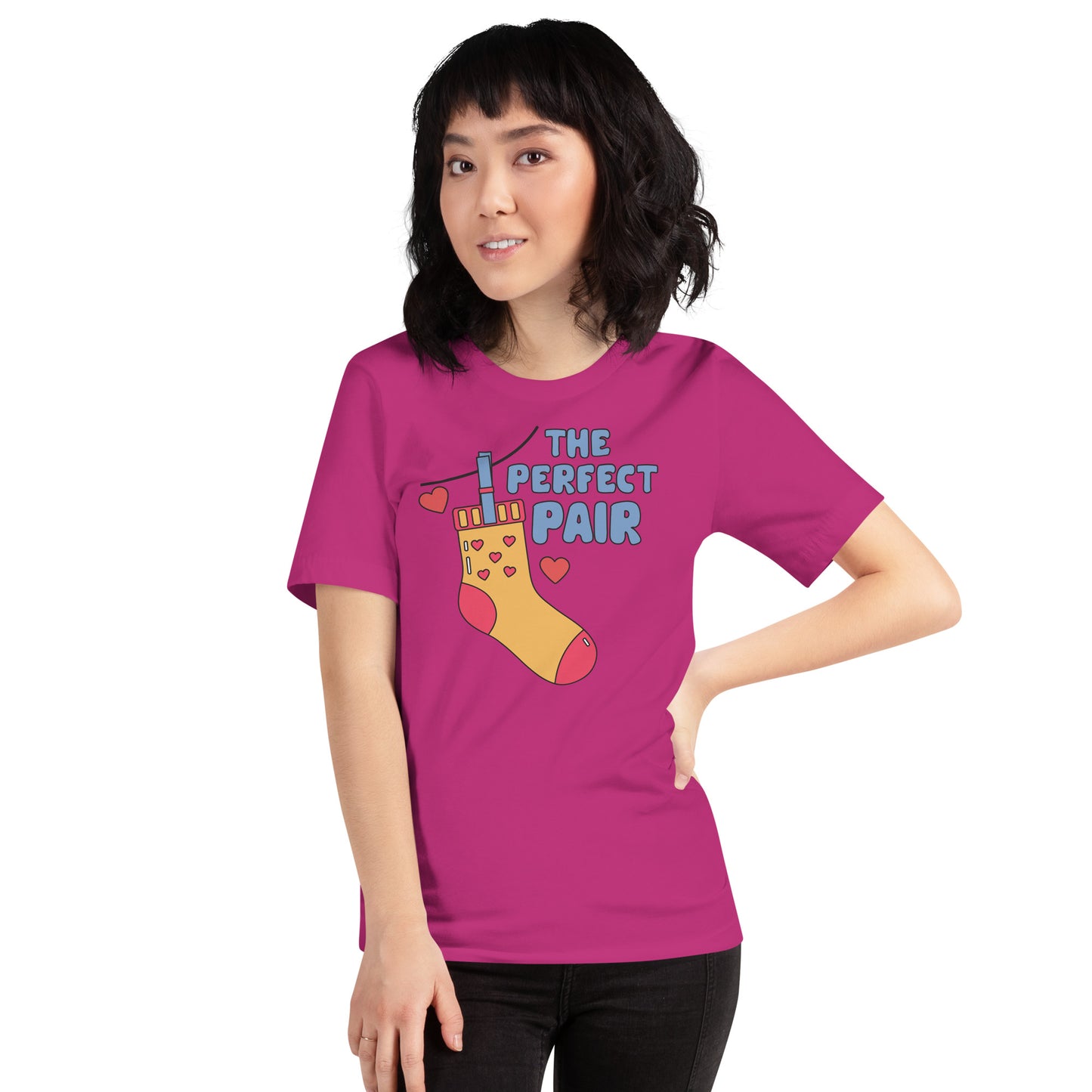 Adult 'Perfect Pair' Left Sock Staple T-shirt