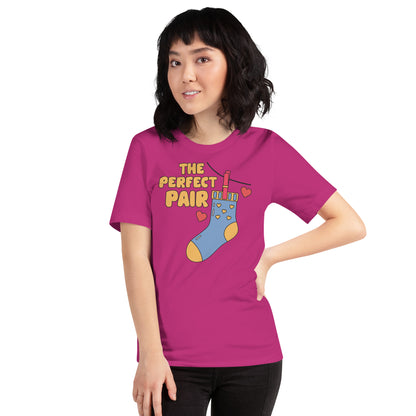 Adult 'Perfect Pair' Right Sock Staple T-shirt