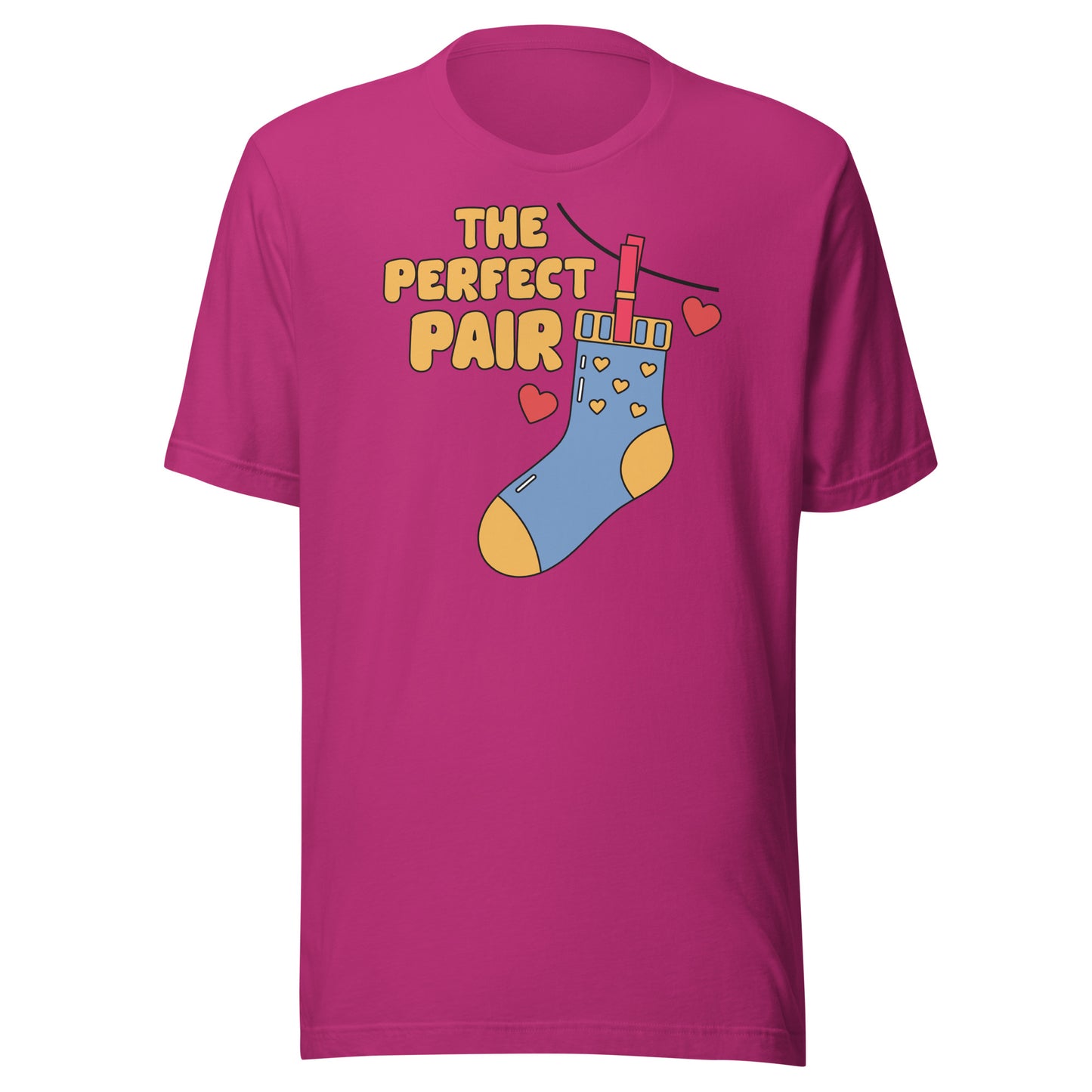 Adult 'Perfect Pair' Right Sock Staple T-shirt