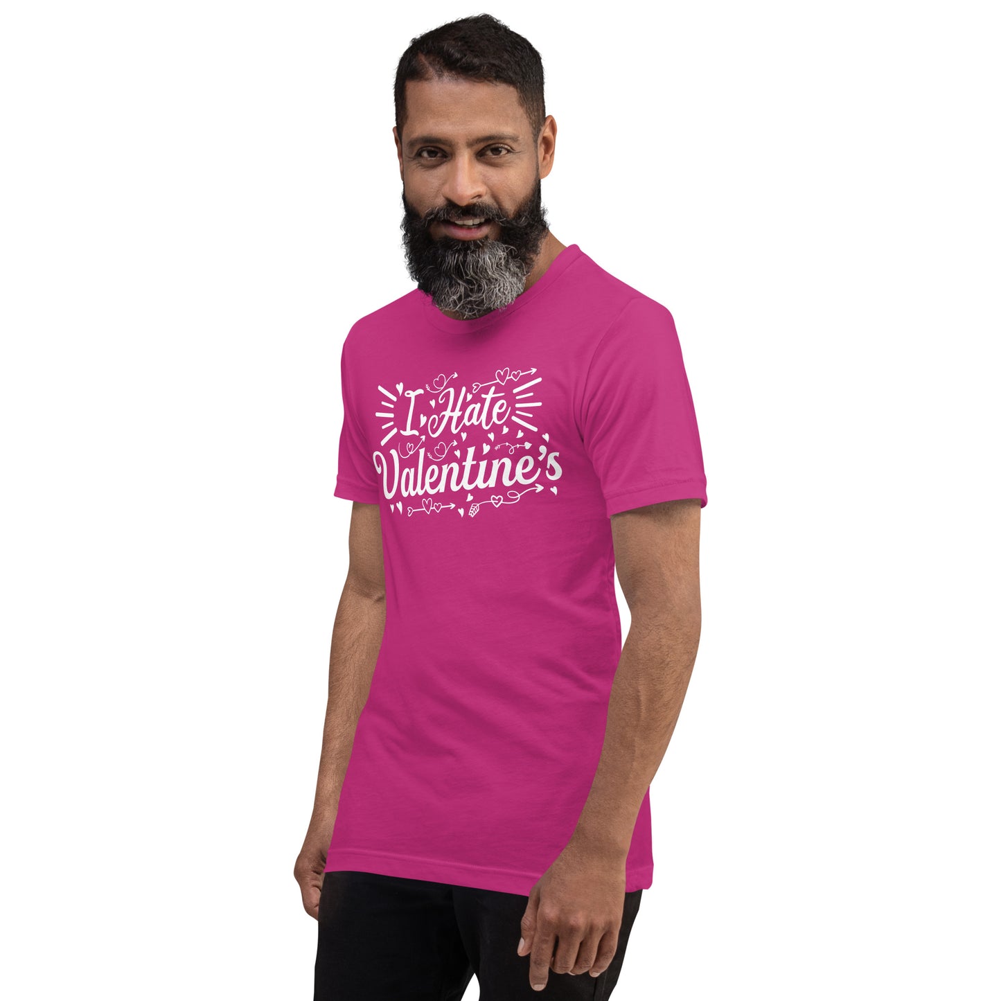 Adult 'I Hate Valentine's' Staple T-shirt