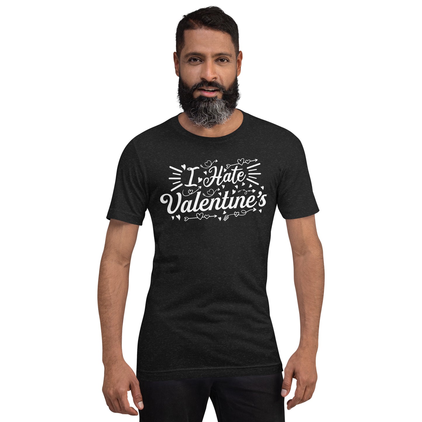 Adult 'I Hate Valentine's' Staple T-shirt