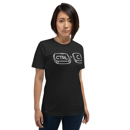 Adult 'CTRL + C' Staple T-shirt