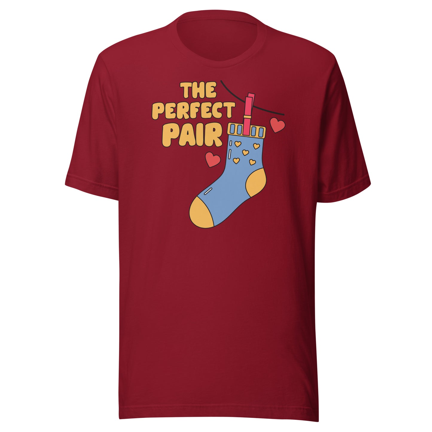 Adult 'Perfect Pair' Right Sock Staple T-shirt