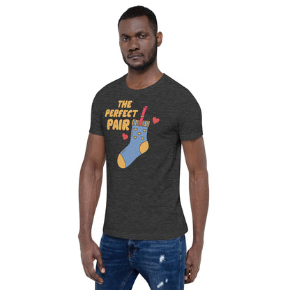 Adult 'Perfect Pair' Right Sock Staple T-shirt