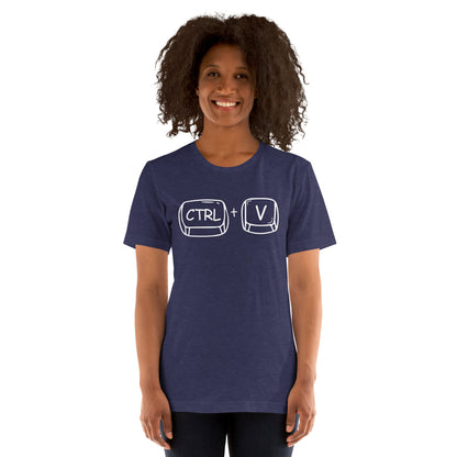 Adult 'CTRL + V' Staple T-shirt