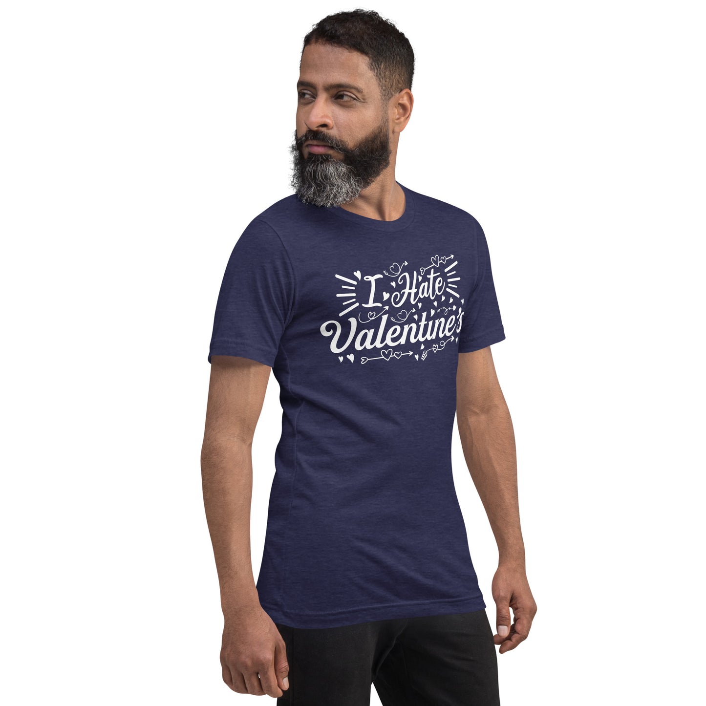 Adult 'I Hate Valentine's' Staple T-shirt