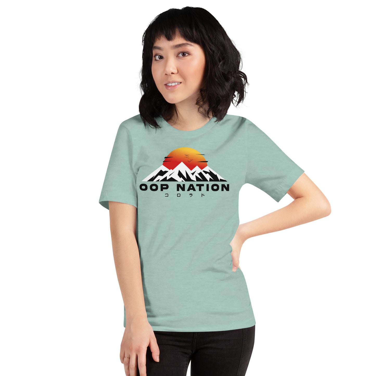 Adult Oop Nation Sunrise Staple T-shirt