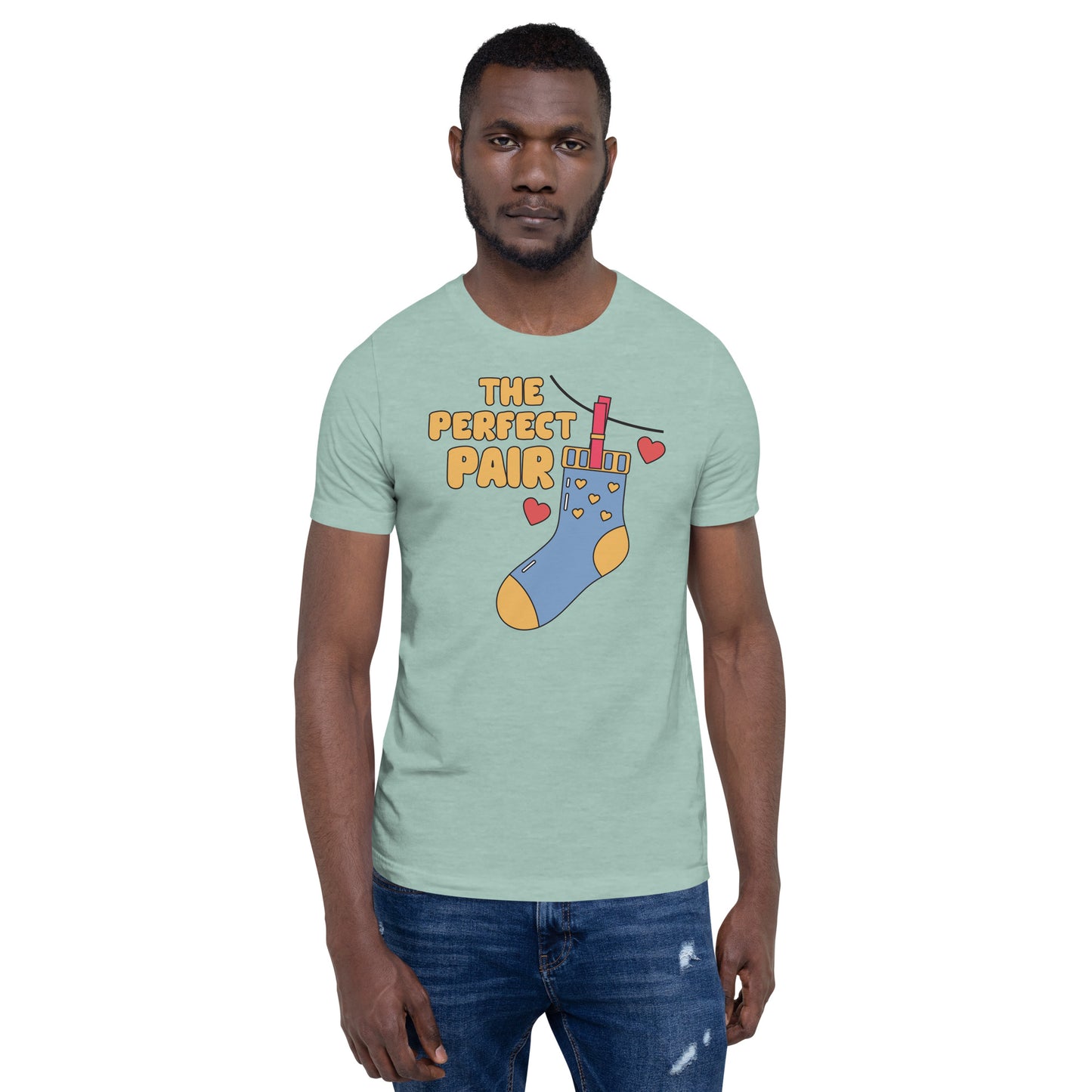 Adult 'Perfect Pair' Right Sock Staple T-shirt