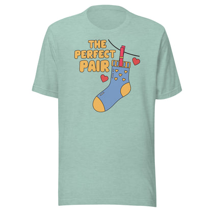 Adult 'Perfect Pair' Right Sock Staple T-shirt