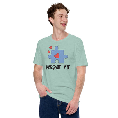 Adult 'Perfect Fit Blue Piece' Staple T-shirt