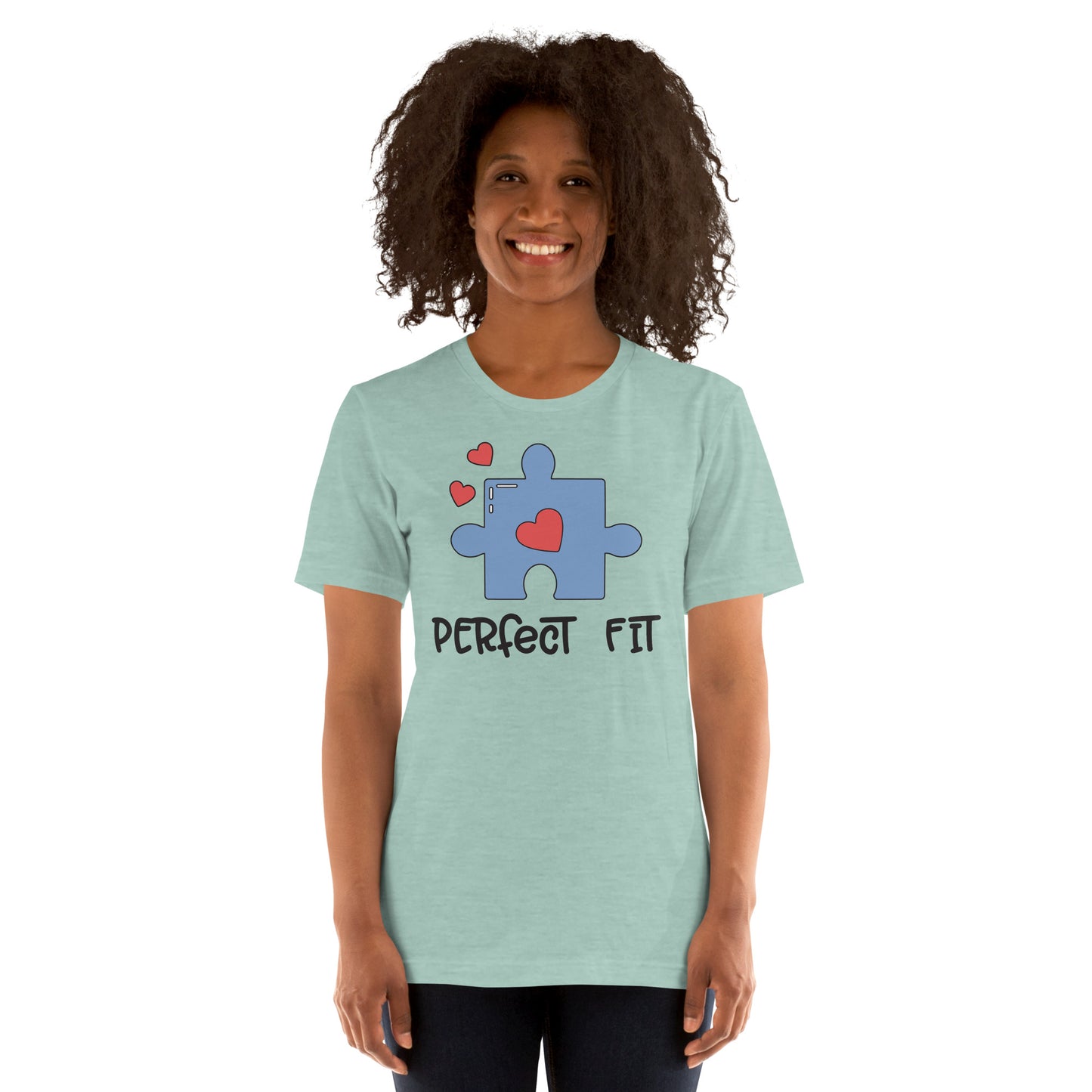 Adult 'Perfect Fit Blue Piece' Staple T-shirt