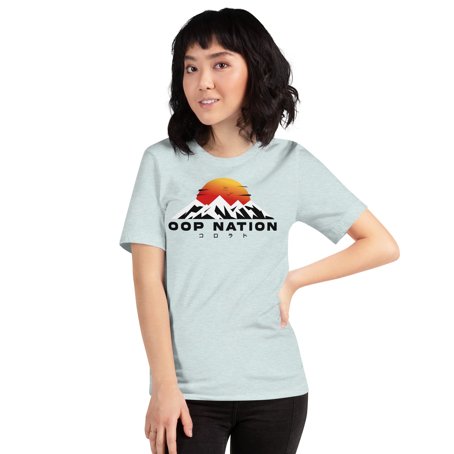 Adult Oop Nation Sunrise Staple T-shirt