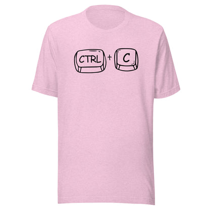 Adult 'CTRL + C' Staple T-shirt