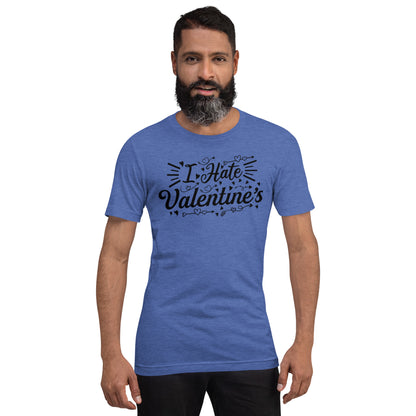 Adult 'I Hate Valentine's' Staple T-shirt