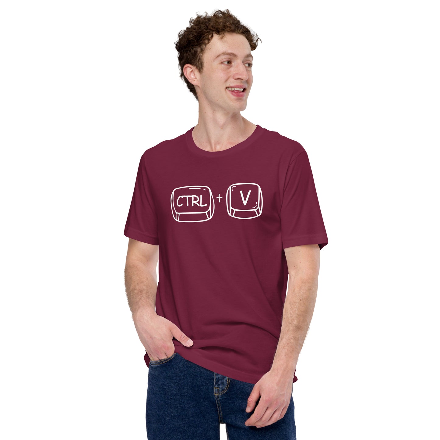 Adult 'CTRL + V' Staple T-shirt