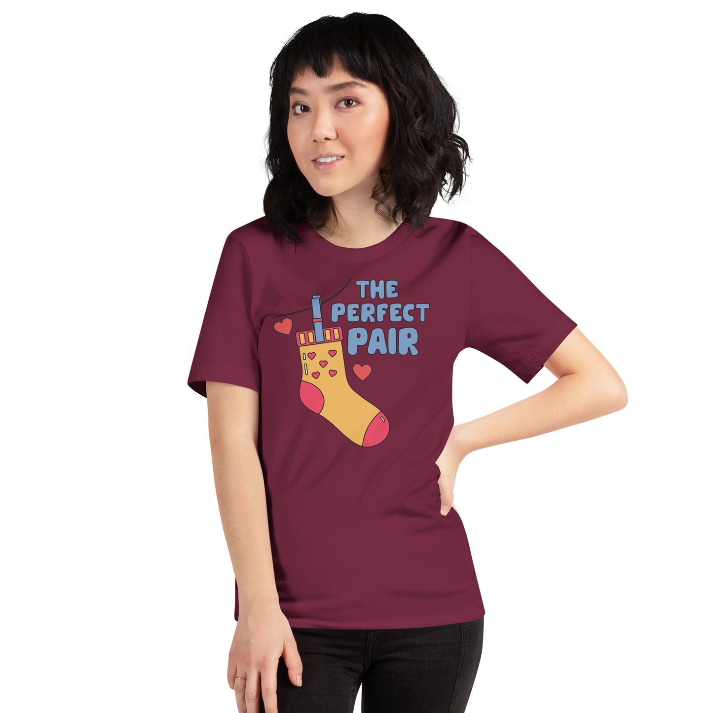 Adult 'Perfect Pair' Left Sock Staple T-shirt