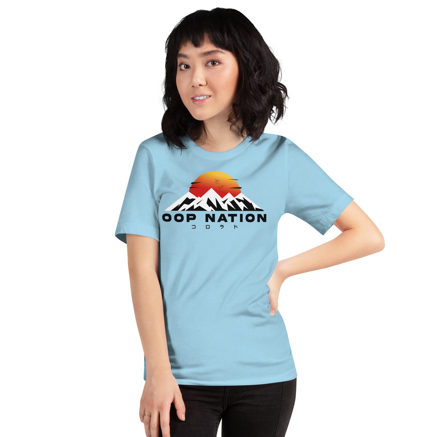 Adult Oop Nation Sunrise Staple T-shirt