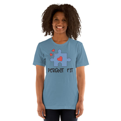 Adult 'Perfect Fit Blue Piece' Staple T-shirt