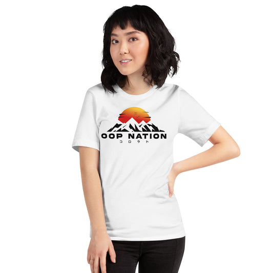 Adult Oop Nation Sunrise Staple T-shirt