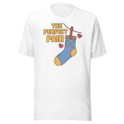 Adult 'Perfect Pair' Right Sock Staple T-shirt