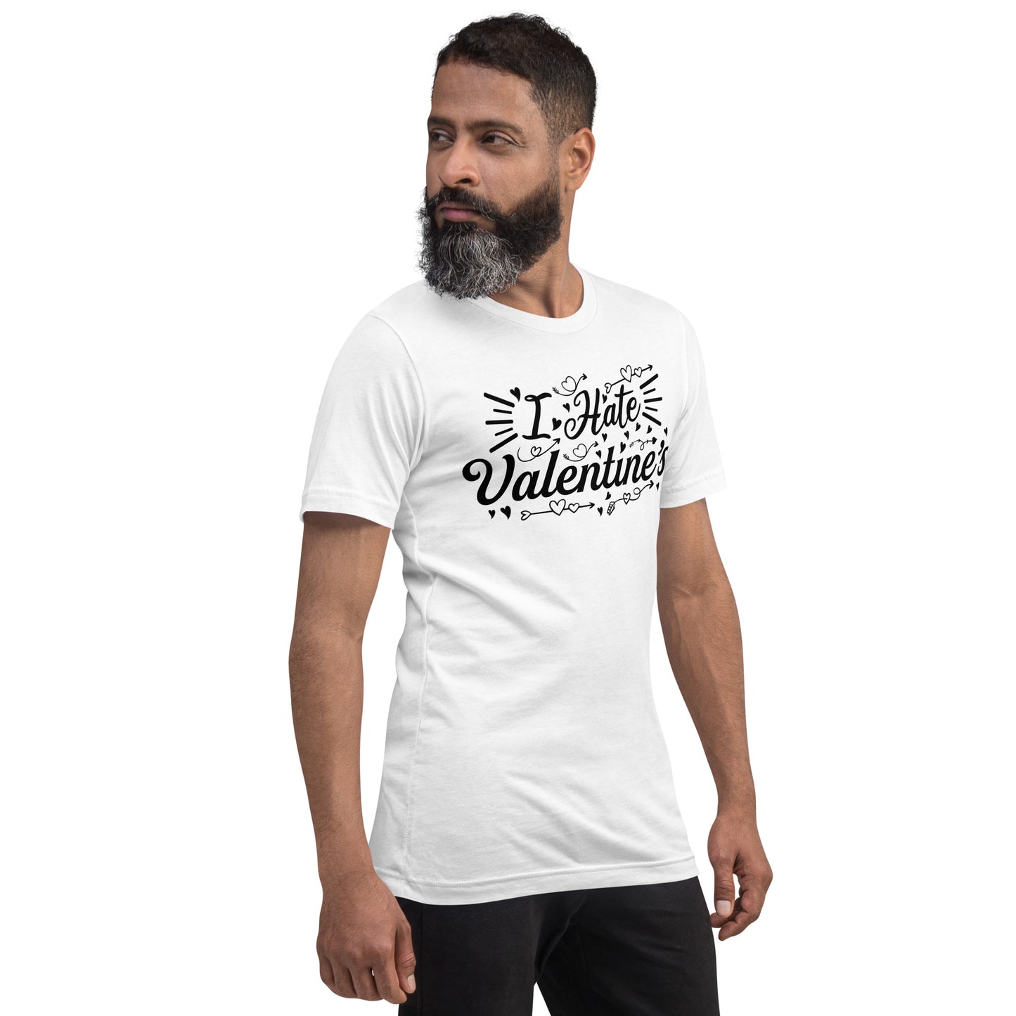 Adult 'I Hate Valentine's' Staple T-shirt