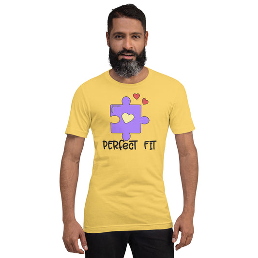 Adult 'Perfect Fit Purple Piece' Staple T-shirt