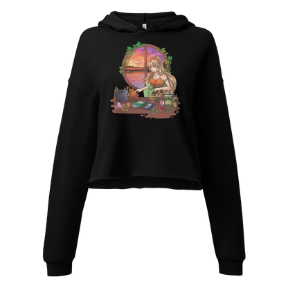 Women's Lady Nostia 'Alchemy' Cropped Hoodie